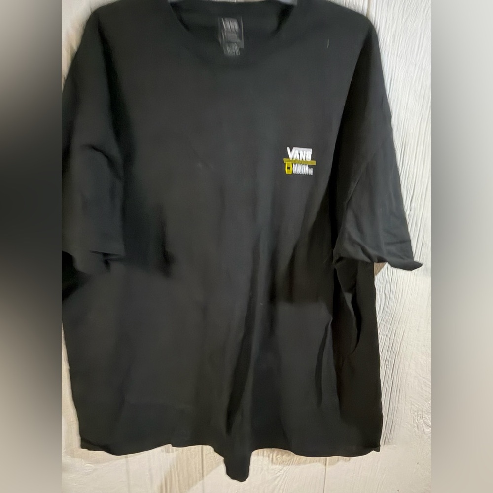 Vans National Geographic Black T-Shirt for Men